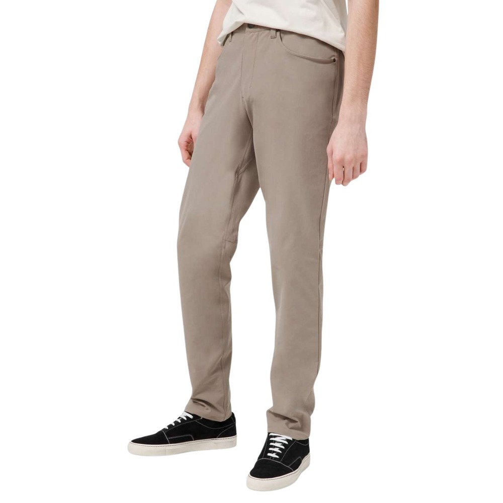 Lululemon ABC Pants Mens Size 36 Khaki Tan Classic Warpstreme Stretch M5968S